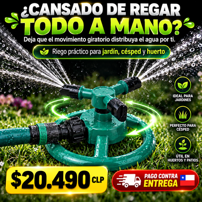 Rociador de Agua Giratorio Jardin