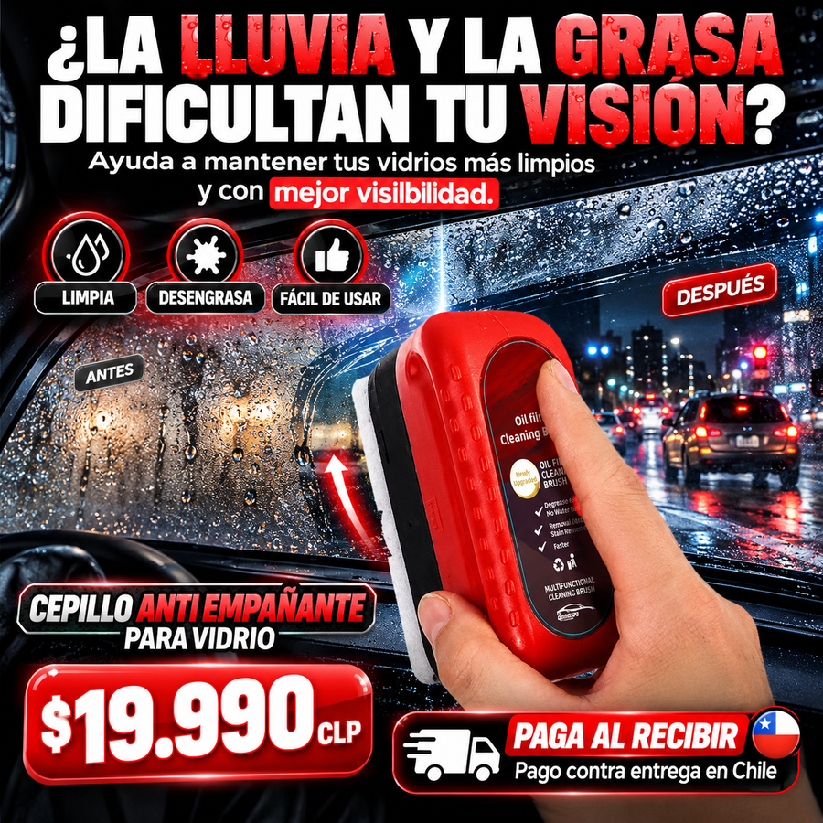 Cepillo Anti Empañante Para Vidrio