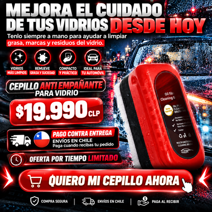 Cepillo Anti Empañante Para Vidrio